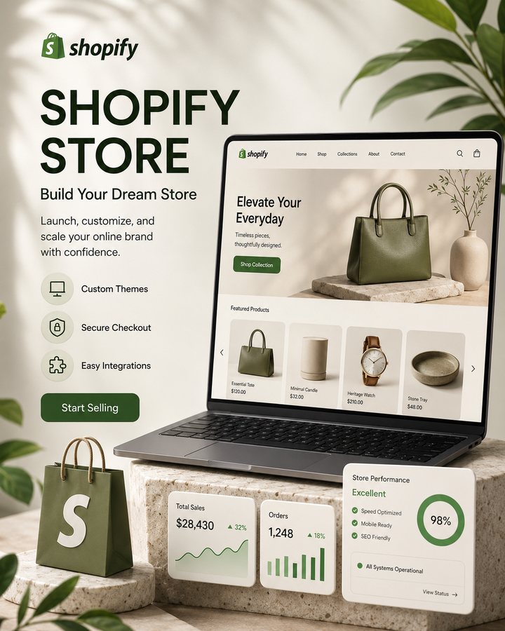 Shopify store creative variations